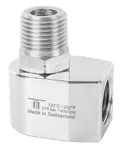 Mosmatic WDE 90° Swivel - 1/4" NPTF 1/4" NPTM - 43.451