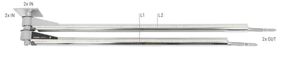 Mosmatic Ceiling Boom with Led lighting DDPBI without control Box 7ft 6in 67.659