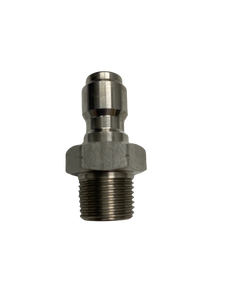 Mosmatic Quick Connect Plug 3/8" NPTM D12 - Stainless Steel - 70.028