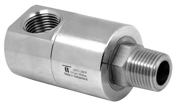 Mosmatic rotary unions DGE swivel 90 degrees G1 3/8