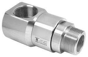 Mosmatic rotary unions DGE swivel 90 degrees G1 1 1/4"NPTF G2 1 1/4"NPTM NW 1 1/4in 34.876