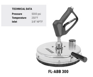 Mosmatic high pressure graffiti remover FL-ABK 300 12in 78.288