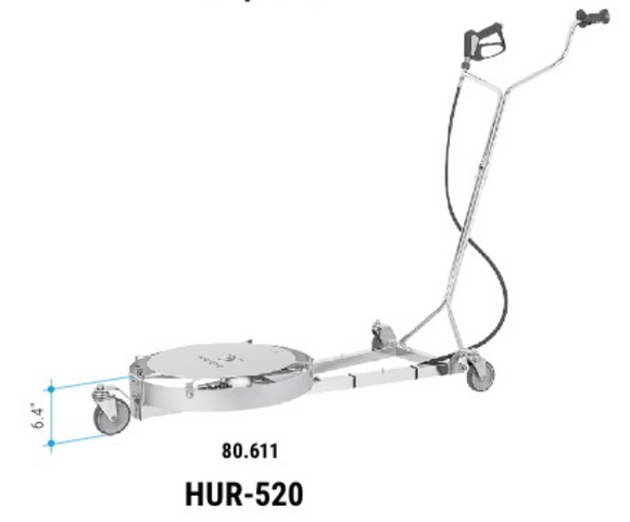 Mosmatic high pressure hurricane HUR-520 21in min clearance 6.5in 80.611