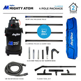 SkyVac Mighty Atom 4 Pole Package | Gutter Cleaning System | Feature Image