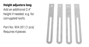 Mosmatic Height Adjusters Long for Roof Cleaner 904.351